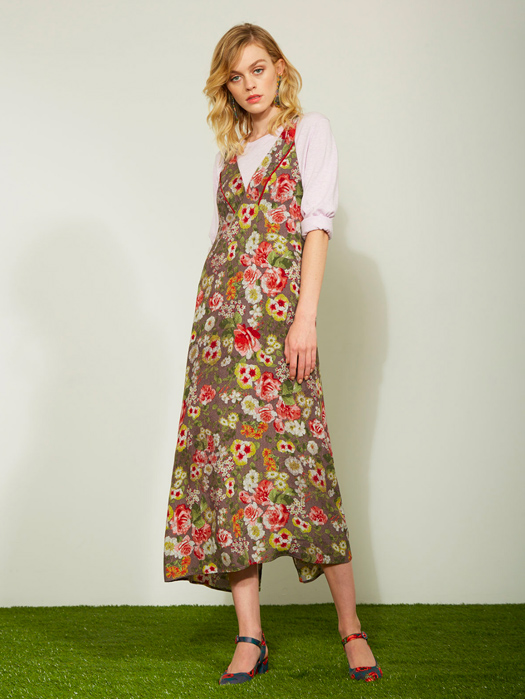 sachin and babi light blue dress Topshop pinafore main image 1