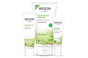 Weleda blemished skincare range