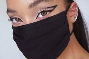 Facemask makeup match