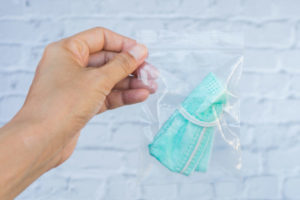 What to do with used face masks
