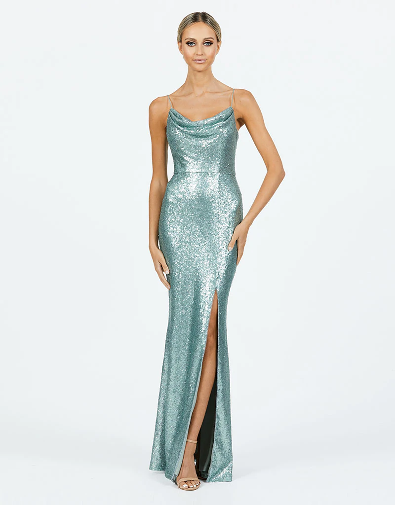 green ball dresses nz Saskia – Belle of the Ball main image 1