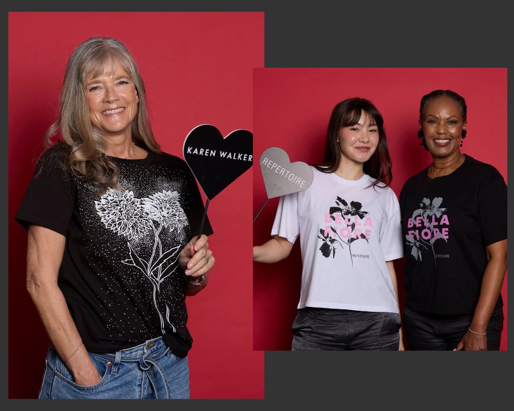 LEFT TP RIGHT: Karen Walker Tee & the Repertoire Tee