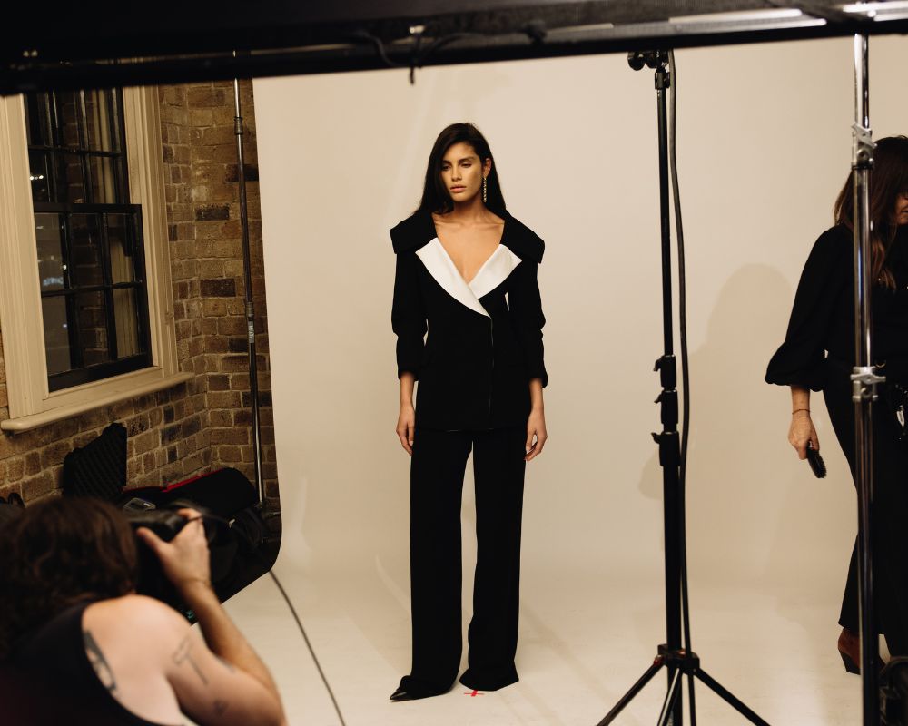 Backstage at Carla Zampatti’s Sydney Harbour Runway
