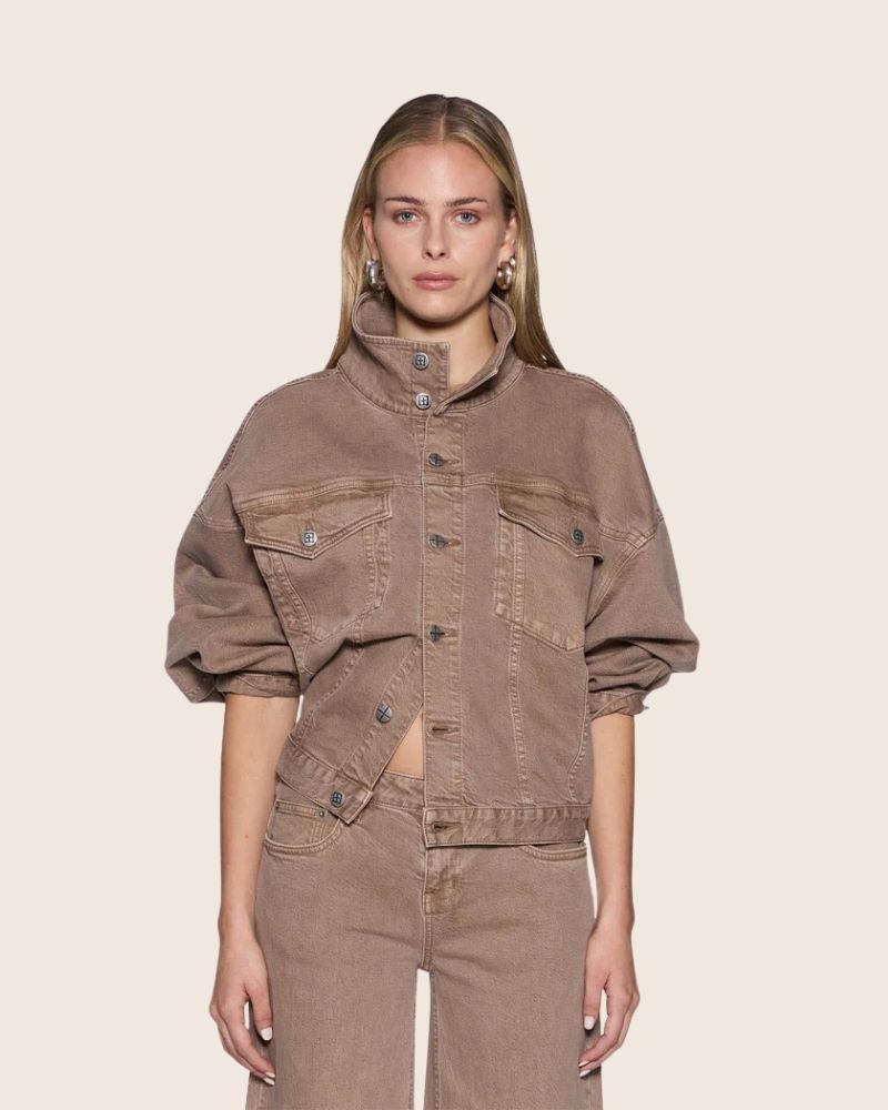 Ksubi relax funnel neck trucker jacket