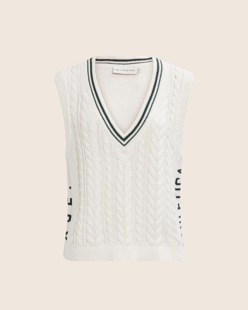 Aje Athletica V-Neck Knit Vest