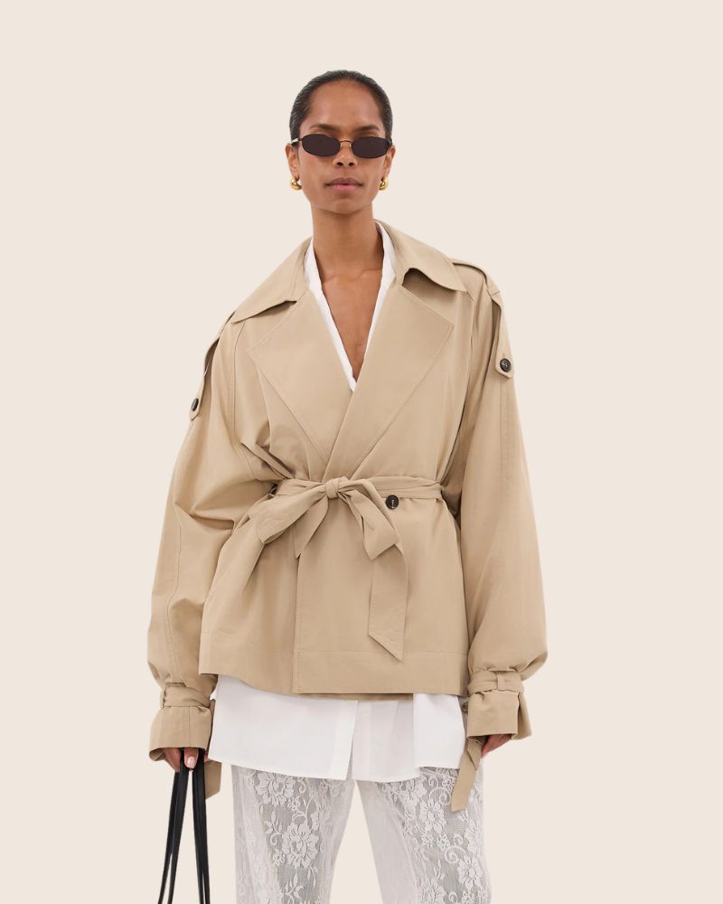 Dissh Nina Stone Lightweight Mini Trench