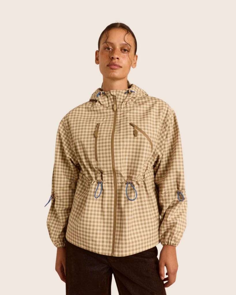 Damson Madder Matilda Raincoat - Gingham