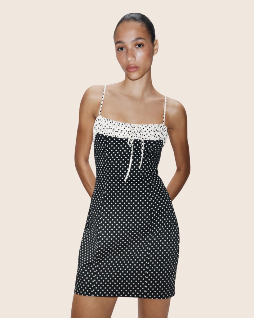 Zara dot mini dress