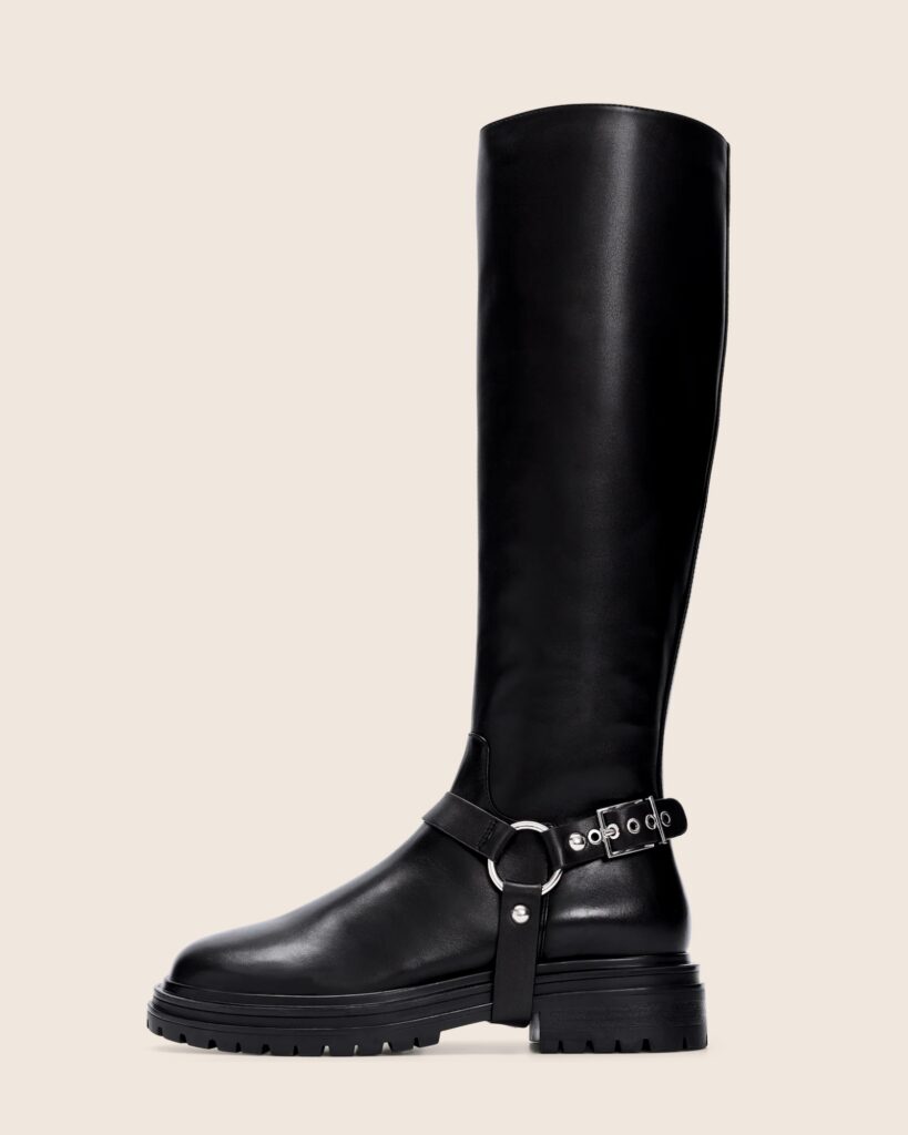 Bared Hillstar Leather Knee High Boots