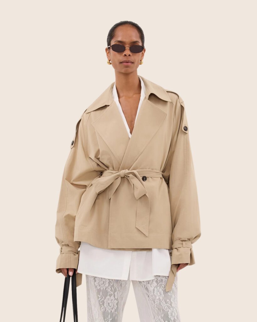 Dissh Nina Stone Lightweight Mini Trench